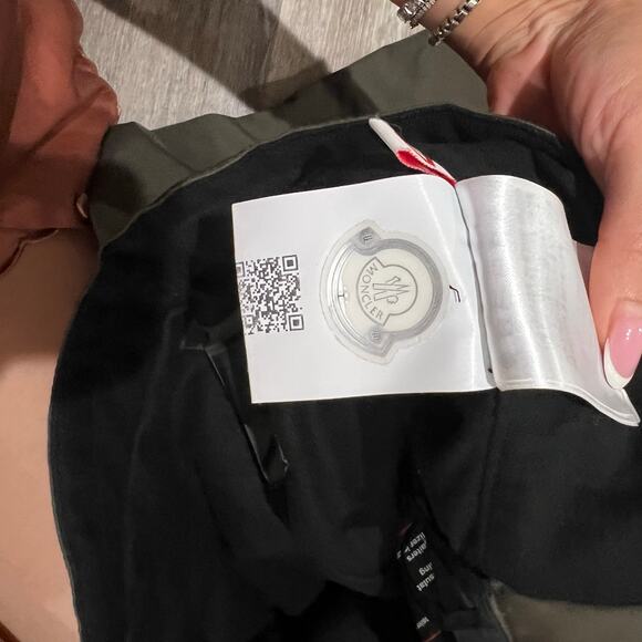 Moncler Green Grenoble Snow Weatherproof Pants Small - Picture 10 of 15
